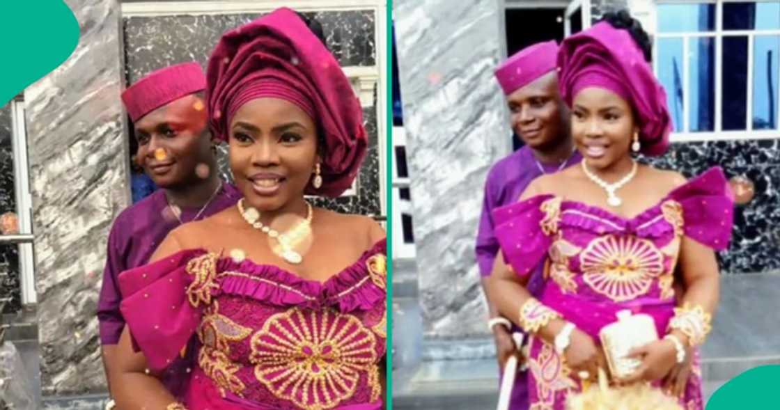 Lady shares the moment she visited her late husband's graveside. Lady shares the moment she visited her late husband's graveside.