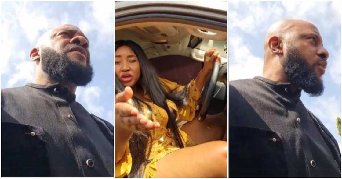 Photos of Yul Edochie and Judy Austin fighting Photos of Yul Edochie and Judy Austin fighting