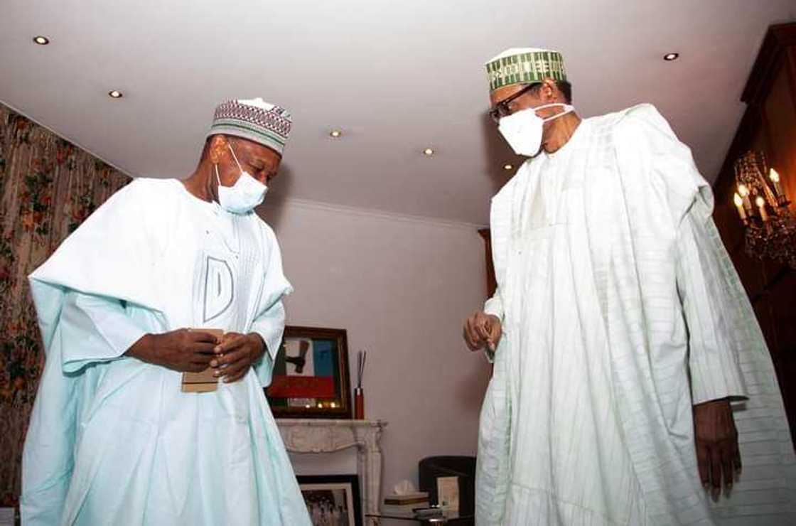 Shugaba Buhari Ya Gana da Gwamna Atiku Bagudu Shugaba Buhari Ya Gana da Gwamna Atiku Bagudu