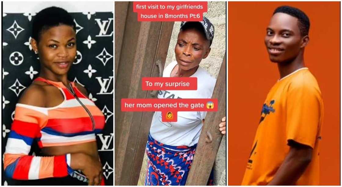 Photos of a Nigerian man who visited his girlfriend's house. Photos of a Nigerian man who visited his girlfriend's house.