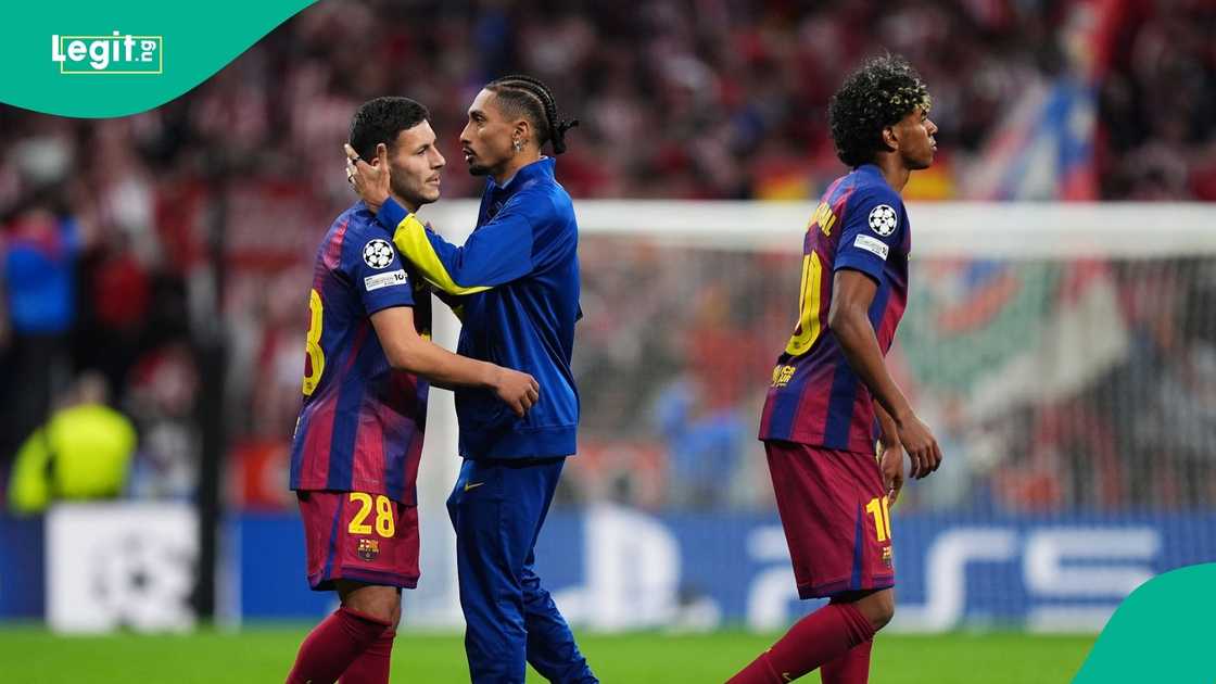 Raphinha, Barcelona, UEFA, Champions League, Spain, Atletico Madrid, Football.