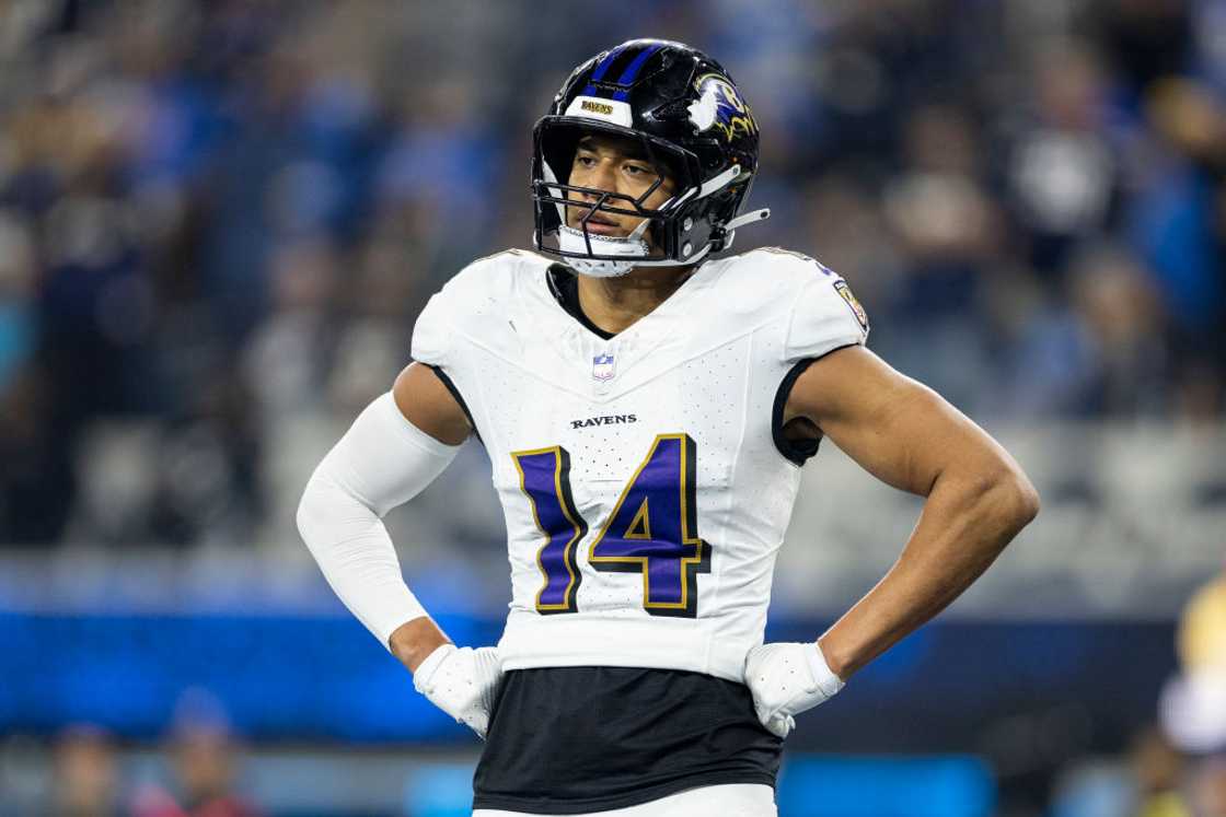 Kyle Hamilton at SoFi Stadium on 25 November 2024 in Inglewood, California. Kyle Hamilton at SoFi Stadium on 25 November 2024 in Inglewood, California.