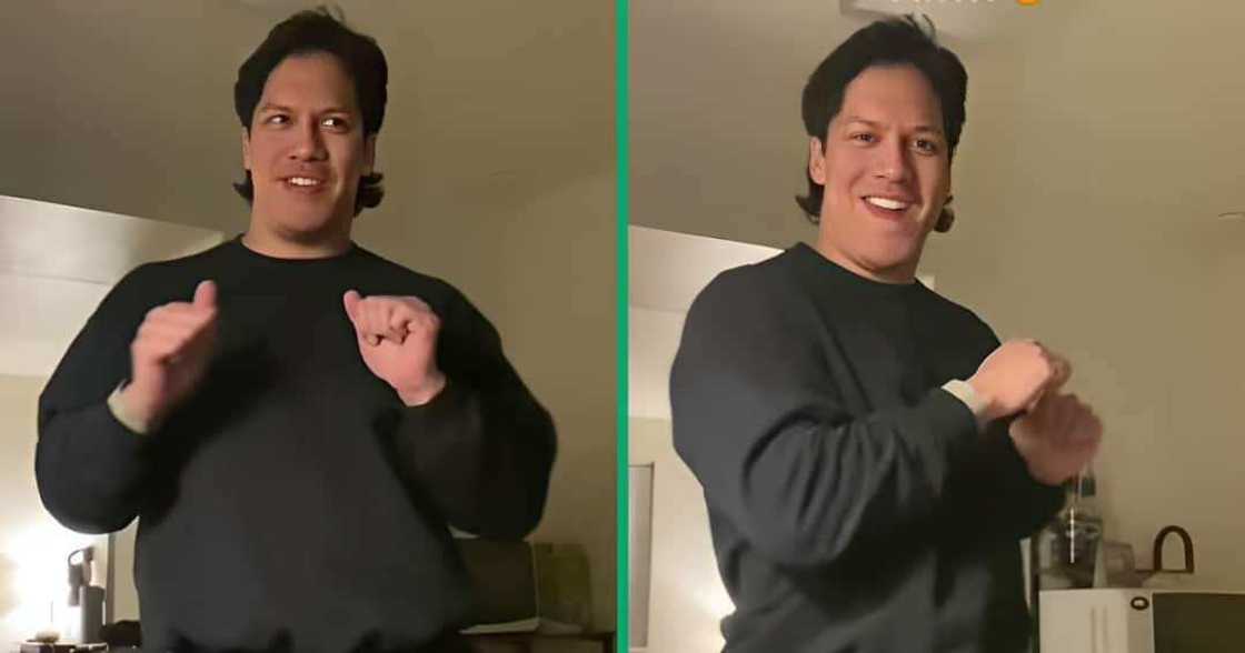 A TikTok video shows a man dancing hilariously, which amused people online. A TikTok video shows a man dancing hilariously, which amused people online.