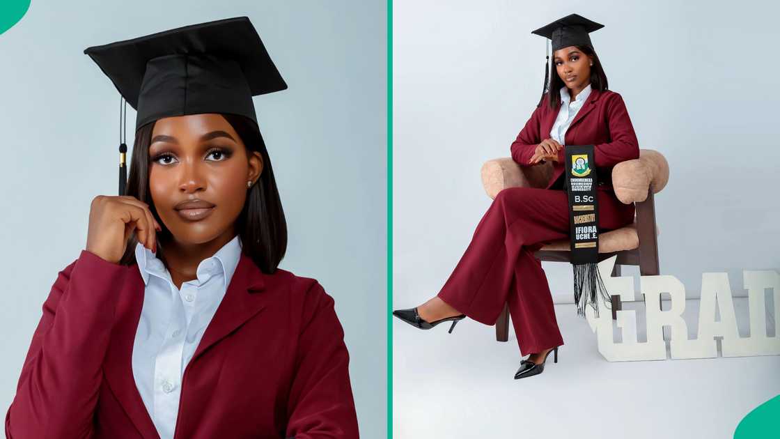 A lady who got 5.0 GPA three times emerges as the best student in her faculty with a first class. A lady who got 5.0 GPA three times emerges as the best student in her faculty with a first class.