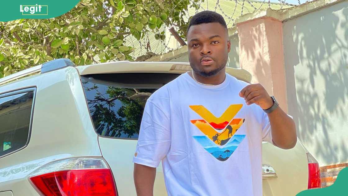 SamSpedy in his compound SamSpedy in his compound