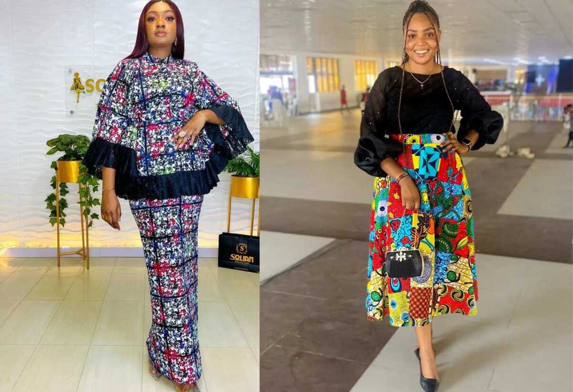 ladies' ankara gown styles