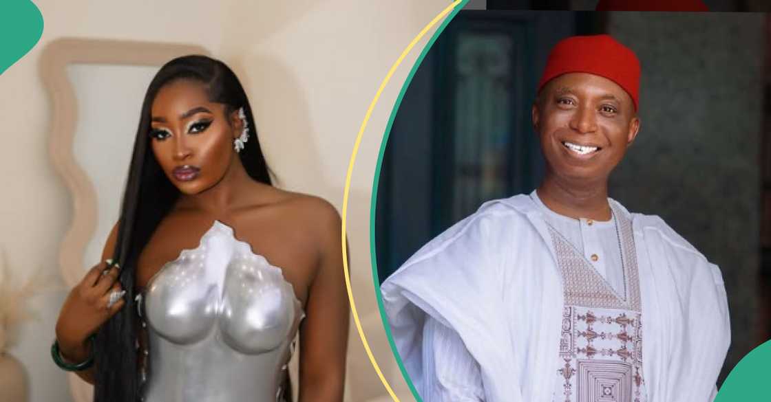Woman approaches Ned Nwoko amid Regina Daniels marriage drama