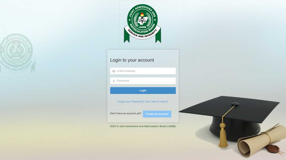 JAMB website portal login homepage JAMB website portal login homepage