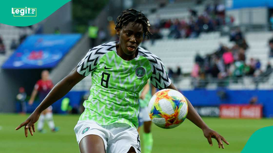 Asisat Oshoala, Jackson Rodriguez, Super Falcons, Ecuador. Asisat Oshoala, Jackson Rodriguez, Super Falcons, Ecuador.