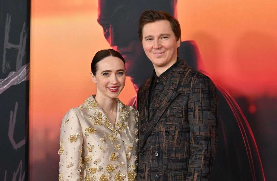 US actor Paul Dano and his partner actress Zoe Kazan