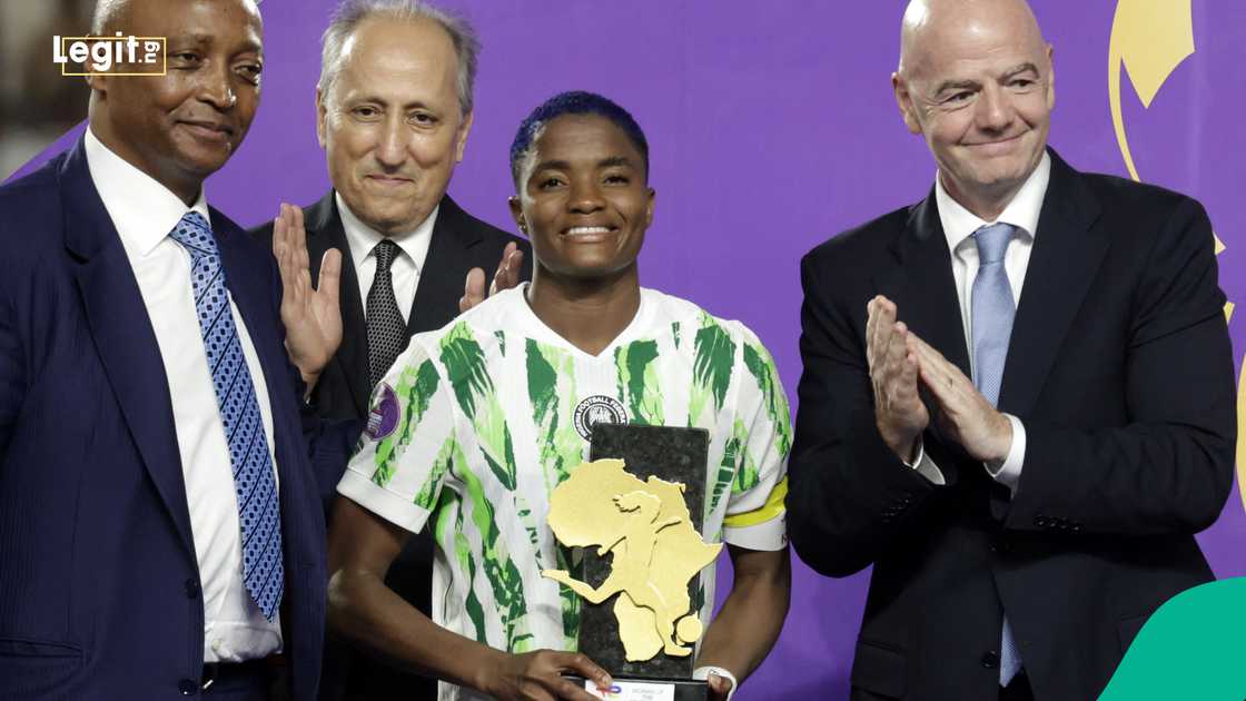 Super Falcons, Rasheedat Ajibade, Nigeria, WAFCON, Morocco. Super Falcons, Rasheedat Ajibade, Nigeria, WAFCON, Morocco.