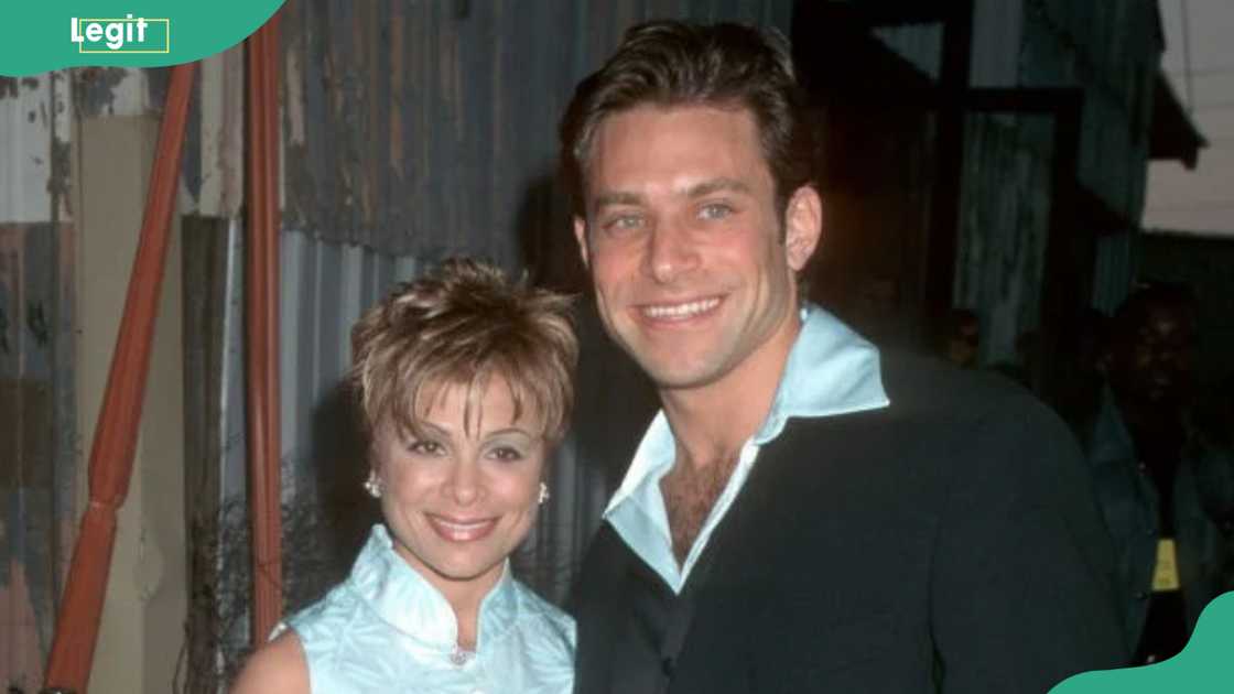 Paula Abdul and Brad Beckerman at the Bergamont Station in Santa Monica, California Paula Abdul and Brad Beckerman at the Bergamont Station in Santa Monica, California
