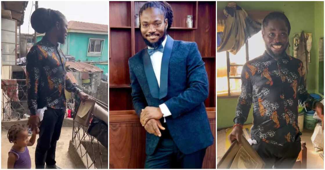 Daddy Showkey visits old house Daddy Showkey visits old house