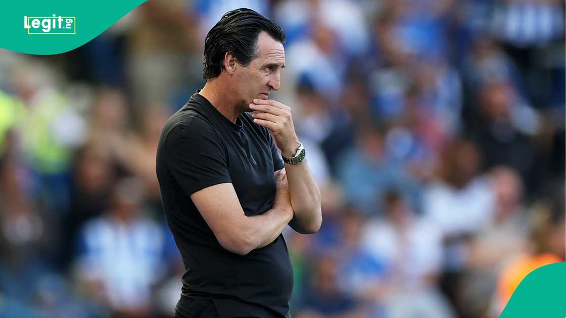 Unai Emery, Aston Villa, Arsenal, Villa Park, Premier League.