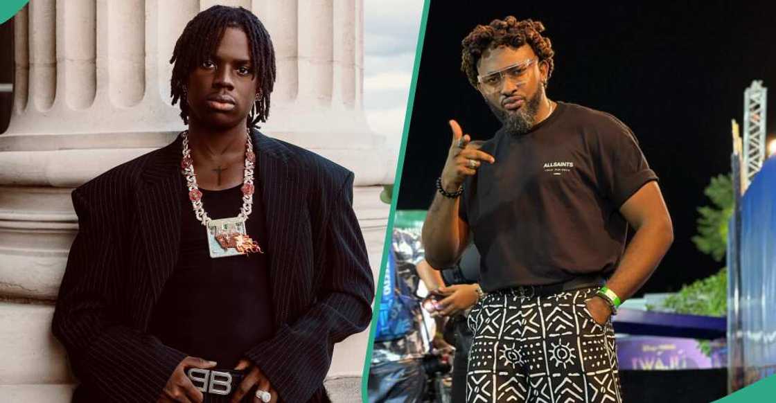 Rema and Uti rock dreadlocks in style Rema and Uti rock dreadlocks in style