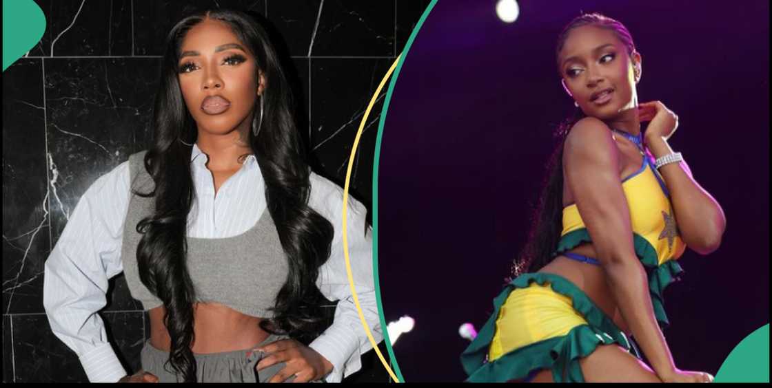 Tiwa Savage says Ayra Starr reminds her of her younger self Tiwa Savage says Ayra Starr reminds her of her younger self