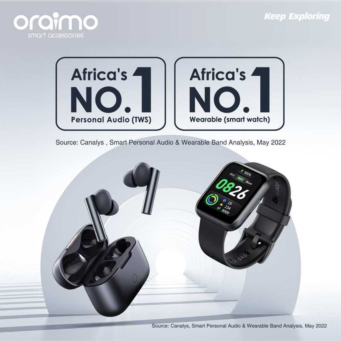 Africa’s No 1 Wearable Brand, Oraimo is Back with a Super Time Piece