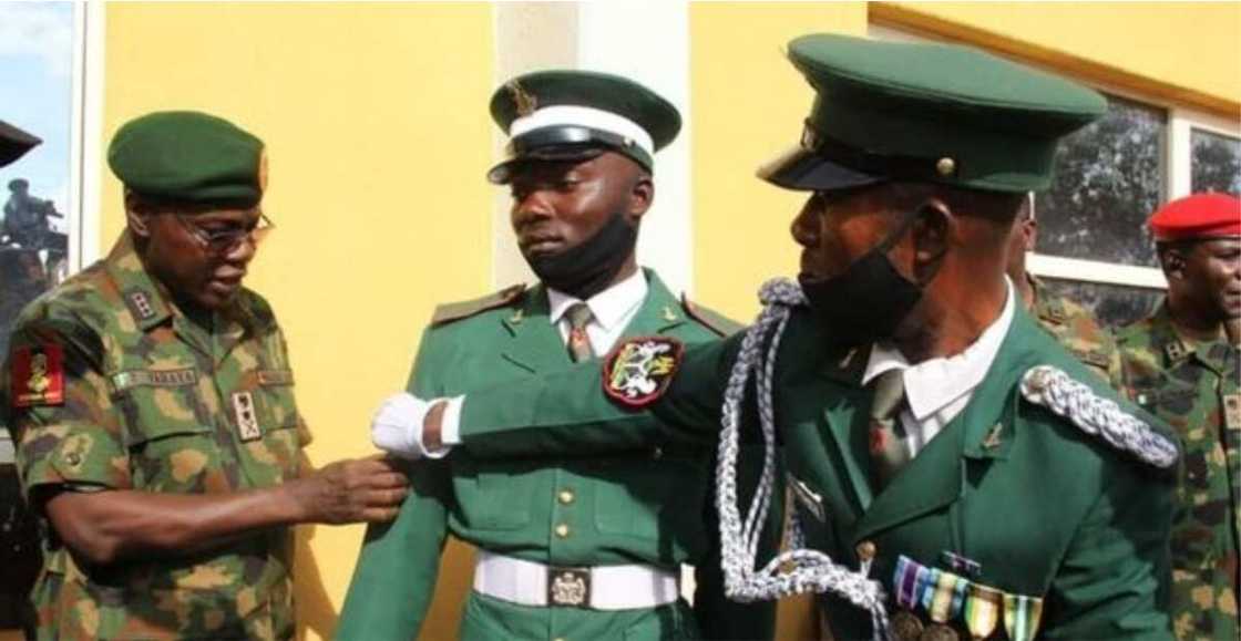 COAS promotes private soldier for display of professionalism