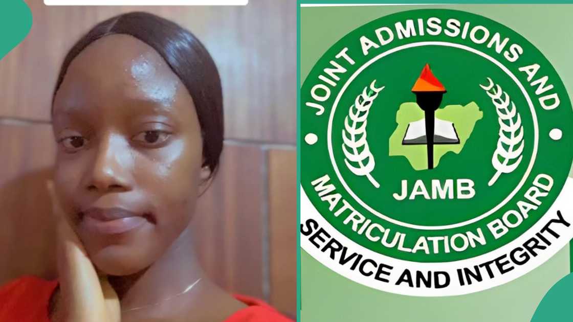 Lady abandons her course to take JAMB again. Lady abandons her course to take JAMB again.