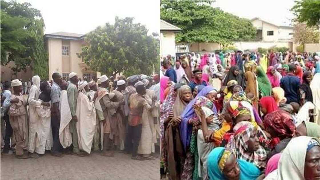 Alheri gadon barci: Attajiri ya fara rabon kayan Sallah ga gajiyayyu da talakawa a Sakkwato Alheri gadon barci: Attajiri ya fara rabon kayan Sallah ga gajiyayyu da talakawa a Sakkwato