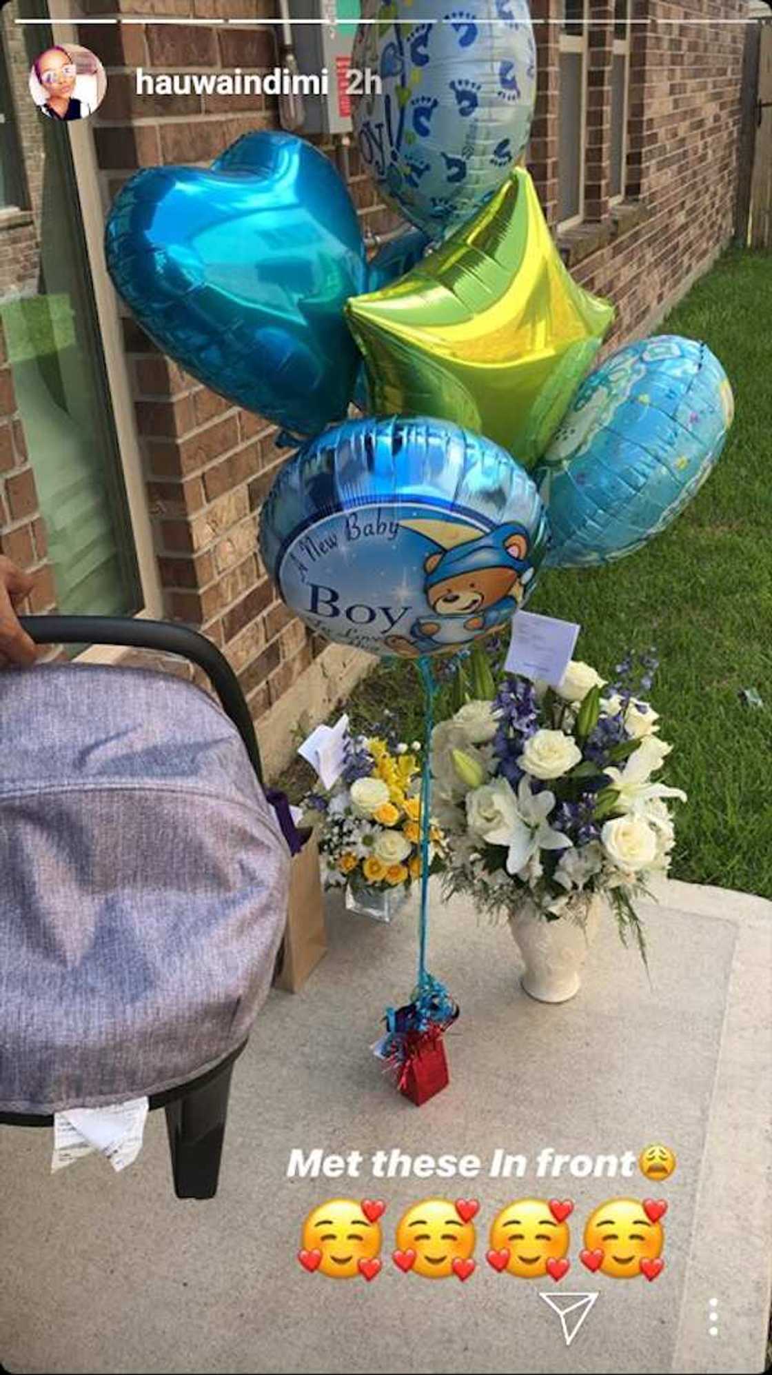 Hotuna: Murna ta kaure yayin da Hauwa Indimi da mijinta dan gidan marigayi 'Yar'Adua suka haifi wani kyakkyawan yaro Hotuna: Murna ta kaure yayin da Hauwa Indimi da mijinta dan gidan marigayi 'Yar'Adua suka haifi wani kyakkyawan yaro