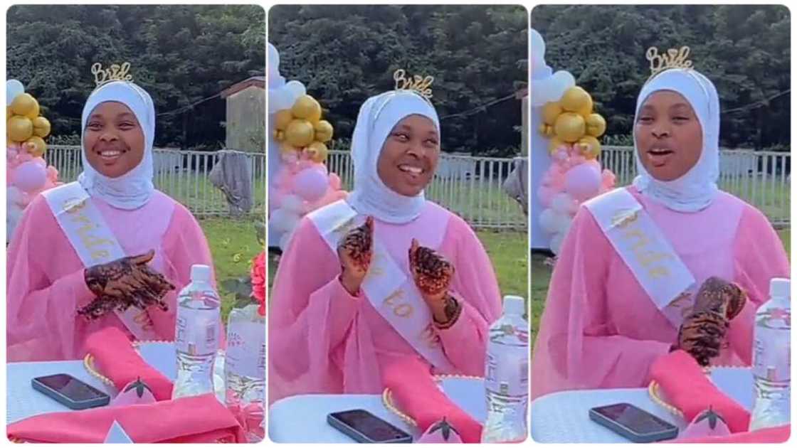 Photo of Nigerian lady on her wedding gown Photo of Nigerian lady on her wedding gown