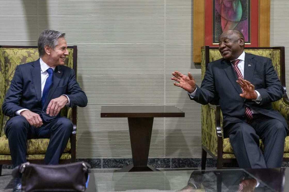 Ramaphosa's visit comes a month after US Secretary of State Antony Blinken made his own trip to South Africa, where he vowed that the United States will do more to listen to Africans