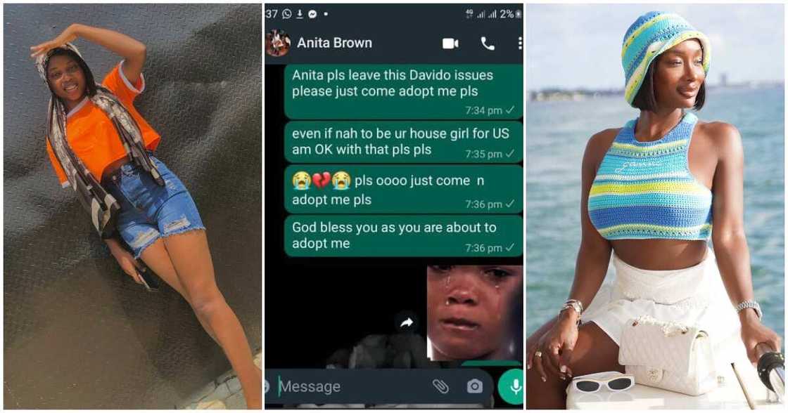 Anita Brown, Davido, Joy, adopt, US Anita Brown, Davido, Joy, adopt, US