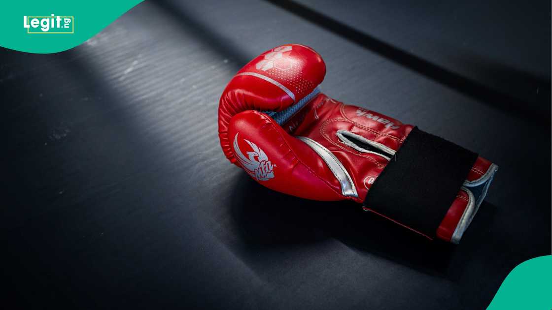 Segun Olanrewaju collapsed at the Bukom Boxing Arena Segun Olanrewaju collapsed at the Bukom Boxing Arena