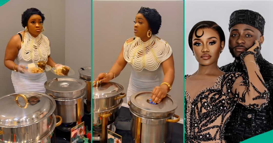 Lady Who Cooked For Davido and Chioma’s Miami Pre-wedding Party Shows Meal She Served, People Marvel Lady Who Cooked For Davido and Chioma’s Miami Pre-wedding Party Shows Meal She Served, People Marvel