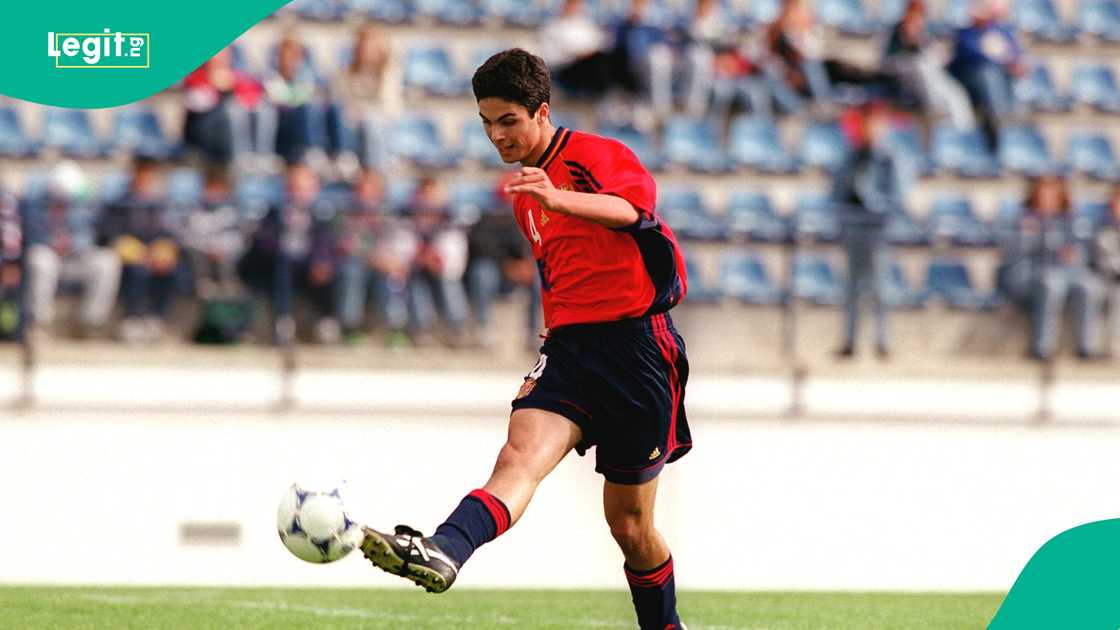 Mikel Arteta, Barcelona, Haruna Babangida, Spain, Super Eagles, Nigeria Mikel Arteta, Barcelona, Haruna Babangida, Spain, Super Eagles, Nigeria