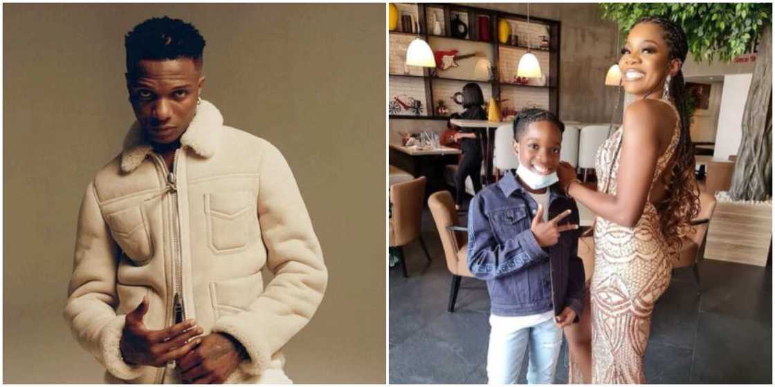 Wizkid, Shola Ogudu and Tife Wizkid, Shola Ogudu and Tife