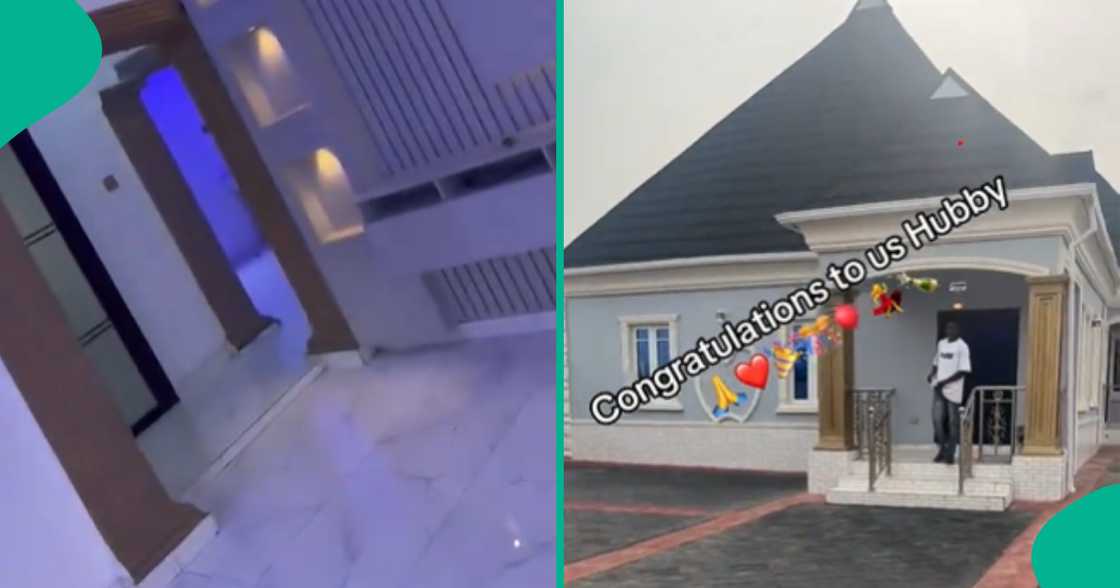 Lady shows off husband's new house Lady shows off husband's new house