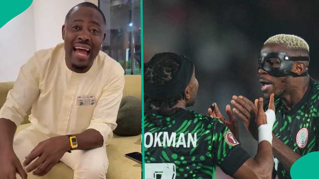 Victor Osimhen clashes with Ademola Lookman