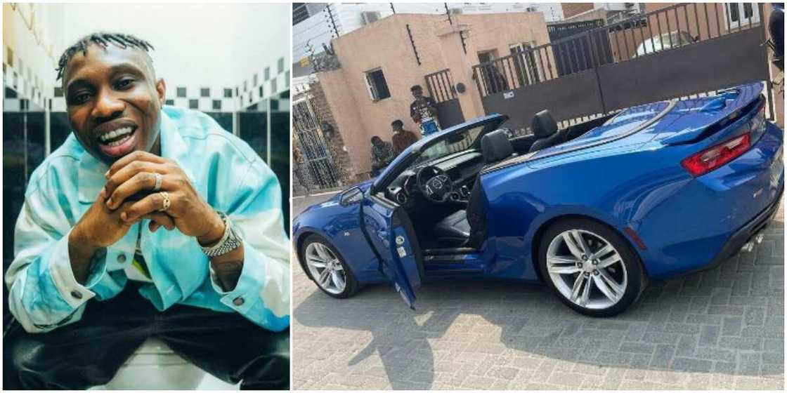 Rapper Zlatan Ibile splurges on sleek new sports car (photos, video) Rapper Zlatan Ibile splurges on sleek new sports car (photos, video)