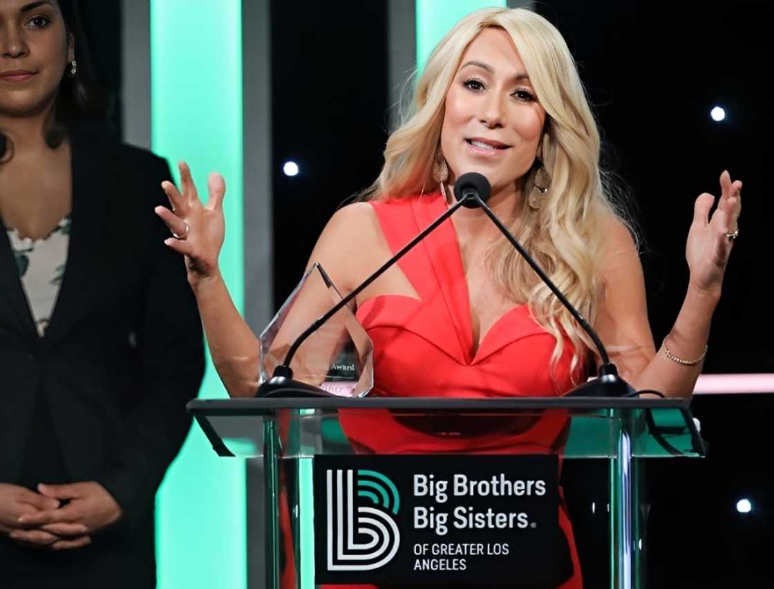 Lori Greiner speaks at a Big Brothers Big Sisters event.