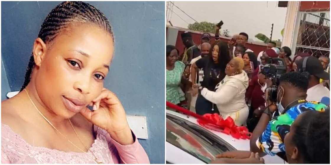 Nollywood actress Kemi Korede surprised with a brand new car as Christmas gift Nollywood actress Kemi Korede surprised with a brand new car as Christmas gift