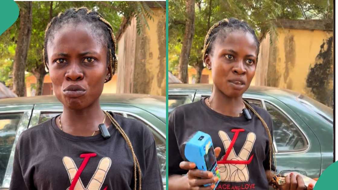 Lady who was almost scammed by fraudsters. Lady who was almost scammed by fraudsters.