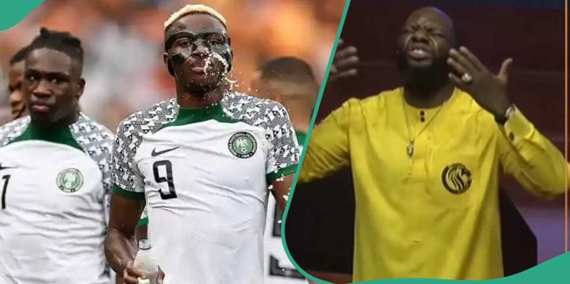 Video of Pastor Jimmy Odukoya praying for the Super Eagles ahead of their Angola match goes viral Video of Pastor Jimmy Odukoya praying for the Super Eagles ahead of their Angola match goes viral