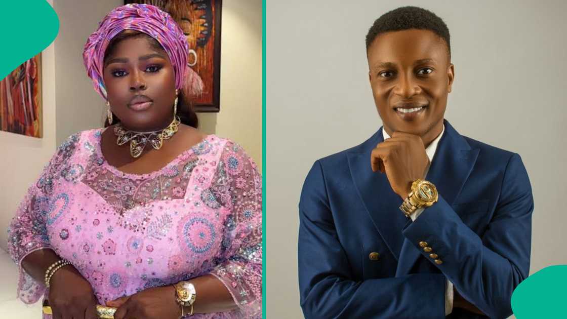 Gospel singer BBO and actress Kemity meet at Lagos event. Gospel singer BBO and actress Kemity meet at Lagos event.