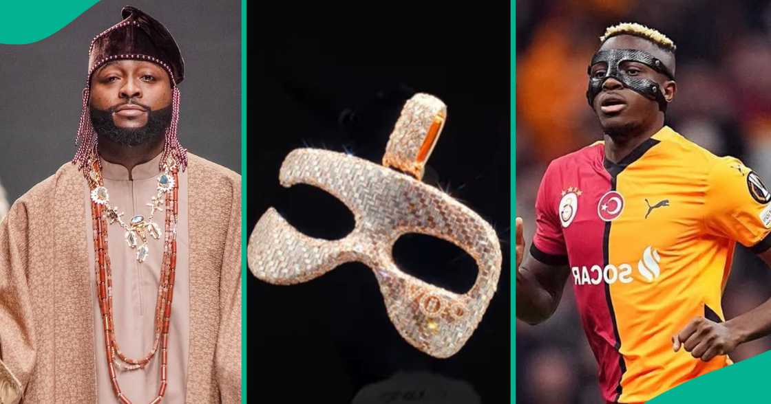 Osimhen shares video of his new pendant. Osimhen shares video of his new pendant.