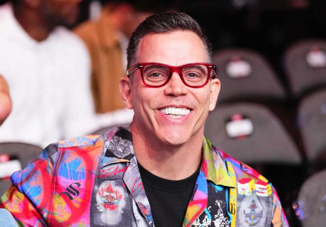 Entertainer Steve-O at the UFC 299 in Kaseya Center.