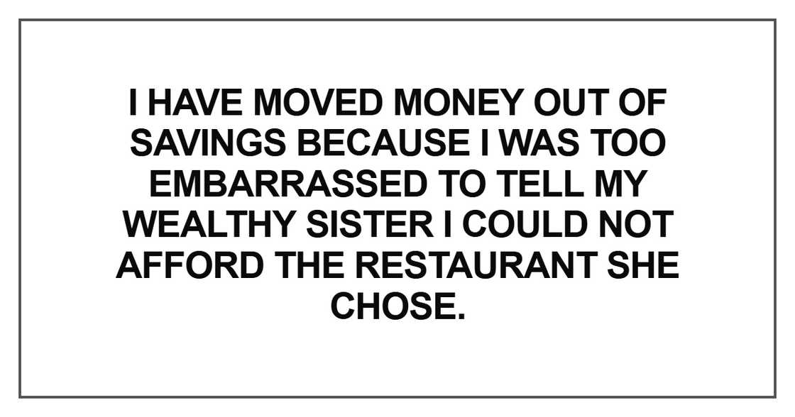 I have moved money out of savings I have moved money out of savings
