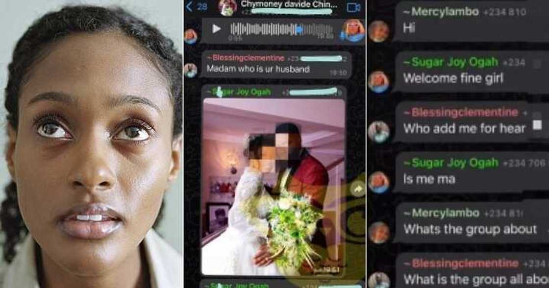 Nigerian woman adds husband's sidechicks to group chat Nigerian woman adds husband's sidechicks to group chat