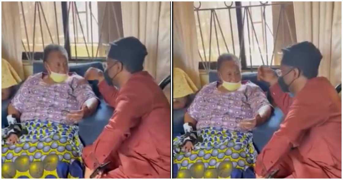 Just In: Emotional Video emerges as Gbajabiamila Visits mother of late Army Provost Marshal Just In: Emotional Video emerges as Gbajabiamila Visits mother of late Army Provost Marshal