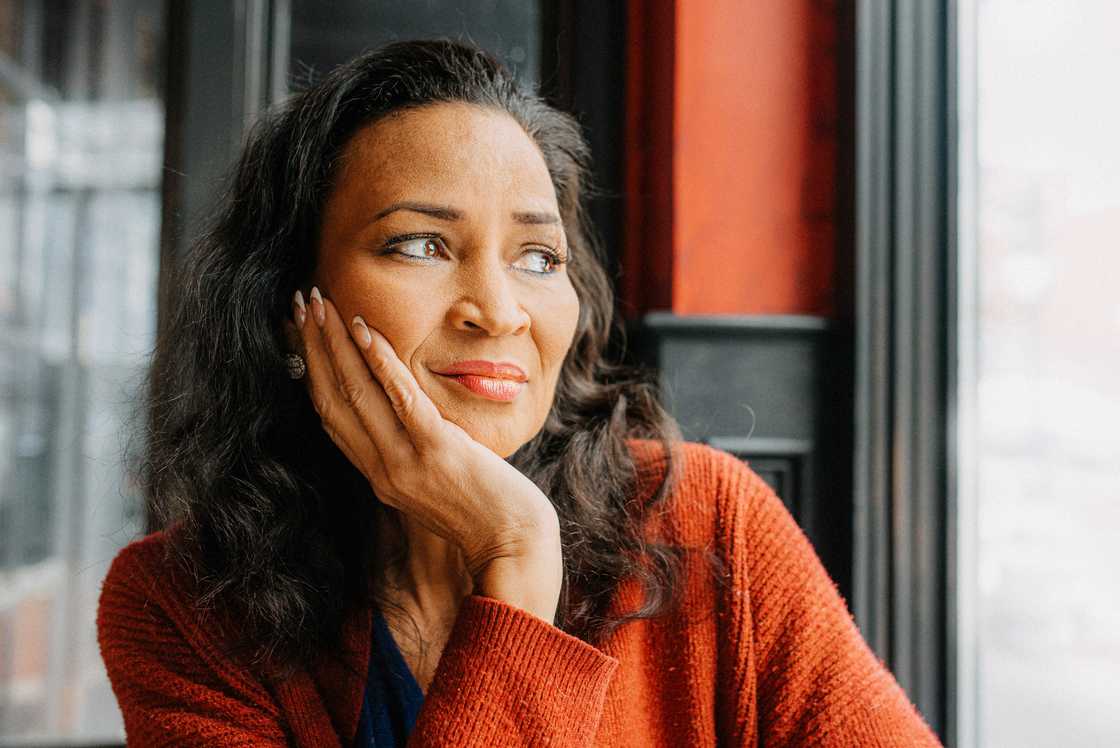 A stressed woman A stressed woman