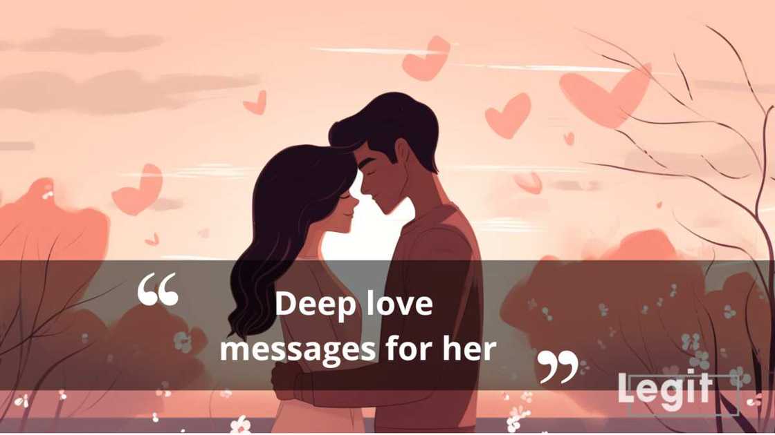 Deep love messages for her Deep love messages for her