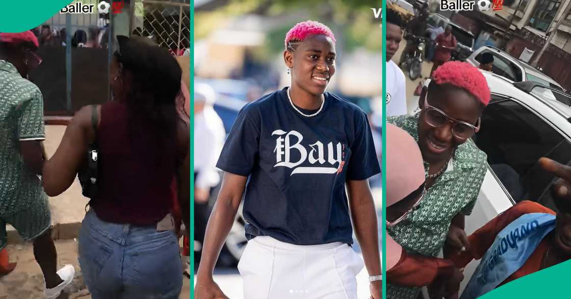 Man posts rare video of Asisat Oshoala on his street after he spotted her