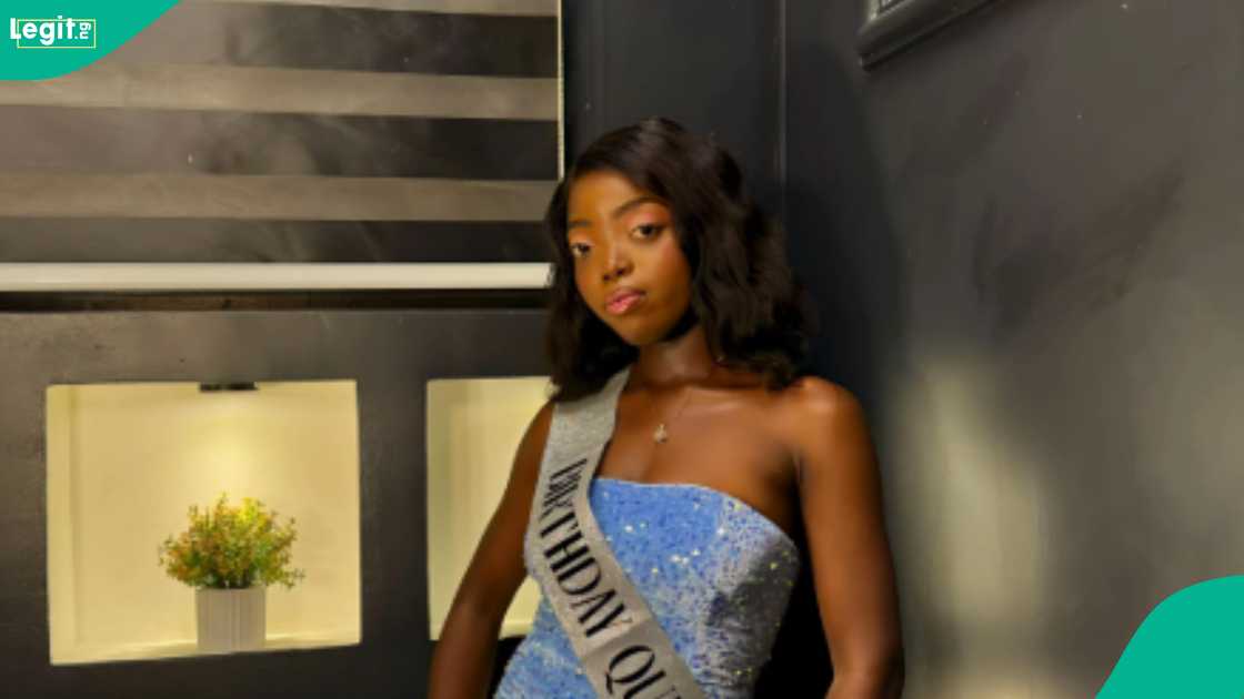 A Nigerian lady reacts after her man complained about her job as a flight attendant.