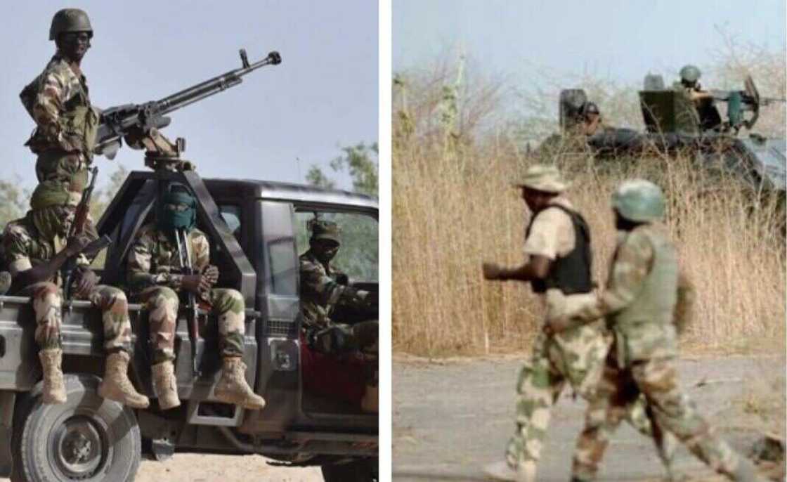 The Nigerian military, troops, Operation Hadi Kai, Boko Haram, spiritual leader, terrorist commander, Borno state, Konduga The Nigerian military, troops, Operation Hadi Kai, Boko Haram, spiritual leader, terrorist commander, Borno state, Konduga